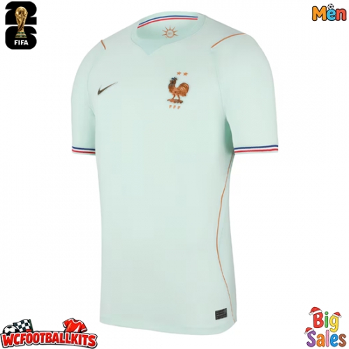 France Replica Away Stadium Shirt World Cup 2026 Short Sleeve